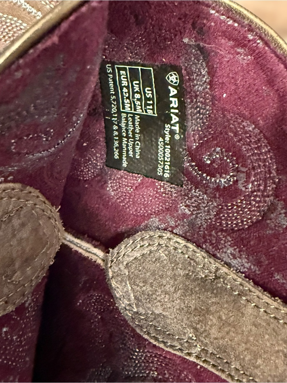 Ariat Women's Quickdraw Western Boots  - Broad Square Toe Size 11 - Picture 8 of 9